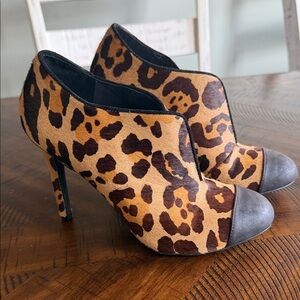 Jessica Simpson Brown Leopard Heels